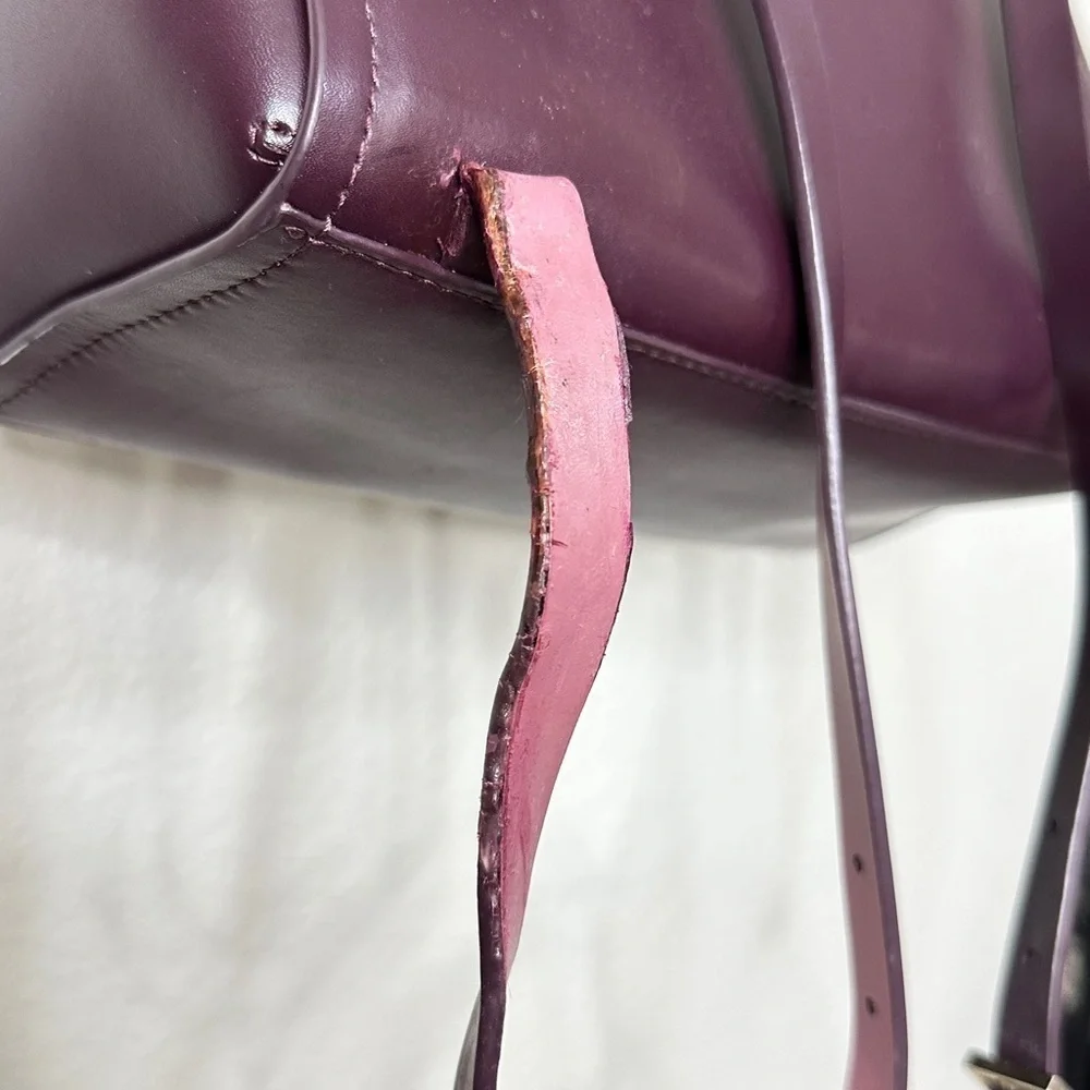 Kate Spade Leather Backpack Burgundy